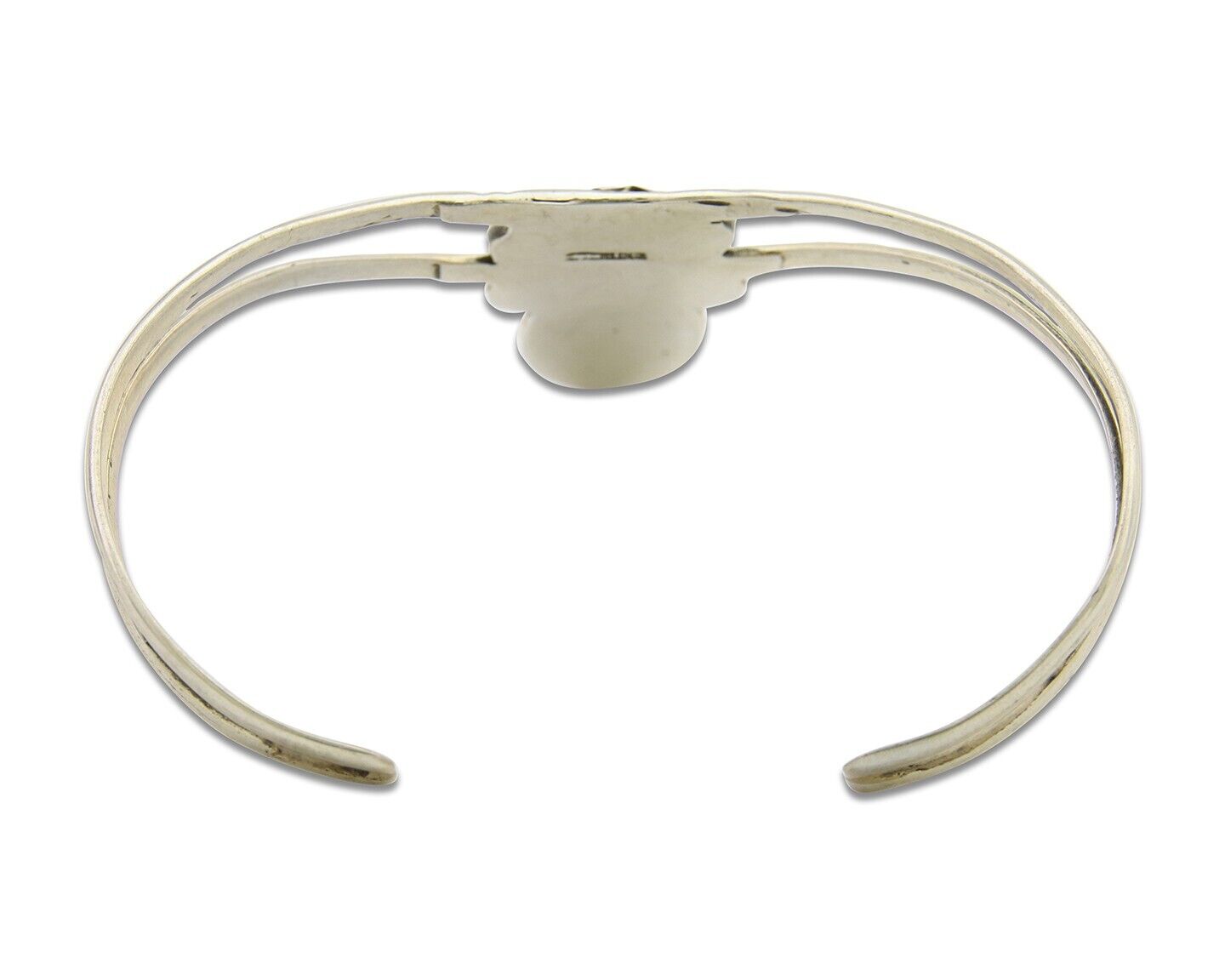 Navajo Cuff Bracelet 925 Silver Turquoise Cuff Native American Artist C.80's