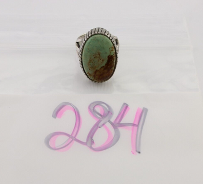 Navajo Handmade Ring 925 Silver Turquoise Signed Native American C.80's