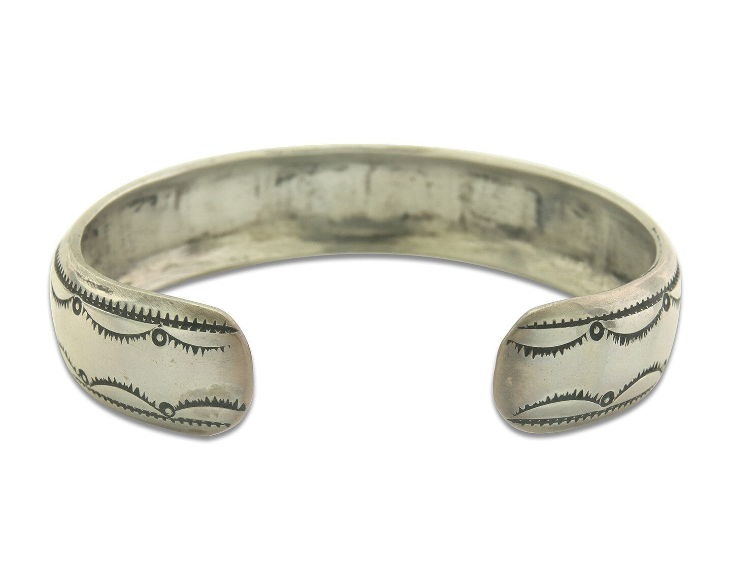 Navajo Bracelet 925 Silver Inlaid Coral Turquoise Cuff Artist Signed LB C.80's