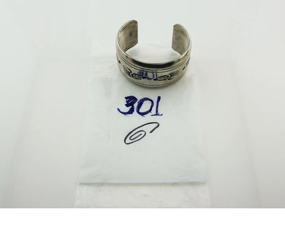 Navajo Cuff Bracelet 925 Sterling Silver Vintage Heavy Handmade Signed Yazzie