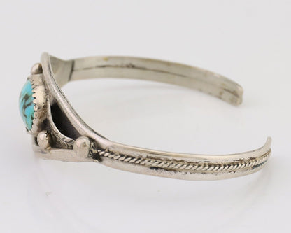 Navajo Handmade Bracelet 925 Silver Arizona Turquoise Native American C.80's