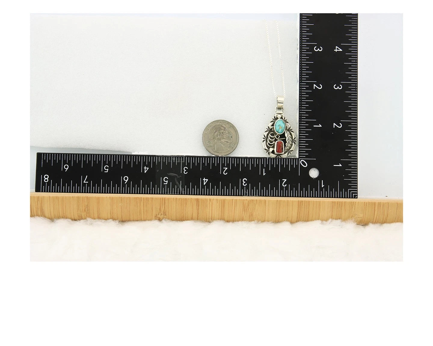 Navajo Necklace Sterling Authentic Gemstone Traditional Signed Teepee