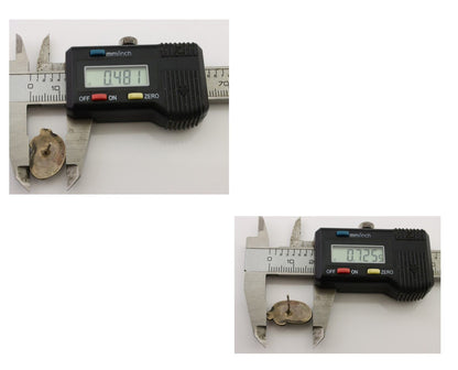 Navajo Earrings 925 Silver Natural Turquoise Native American Artist C.80's