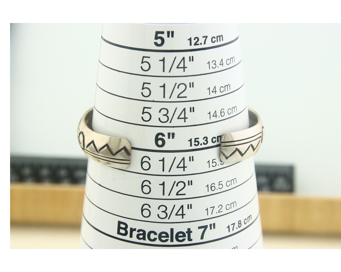 Navajo Bracelet 925 Silver Inlaid Turquoise Cuff Artist Signed Stanley Bain C.80