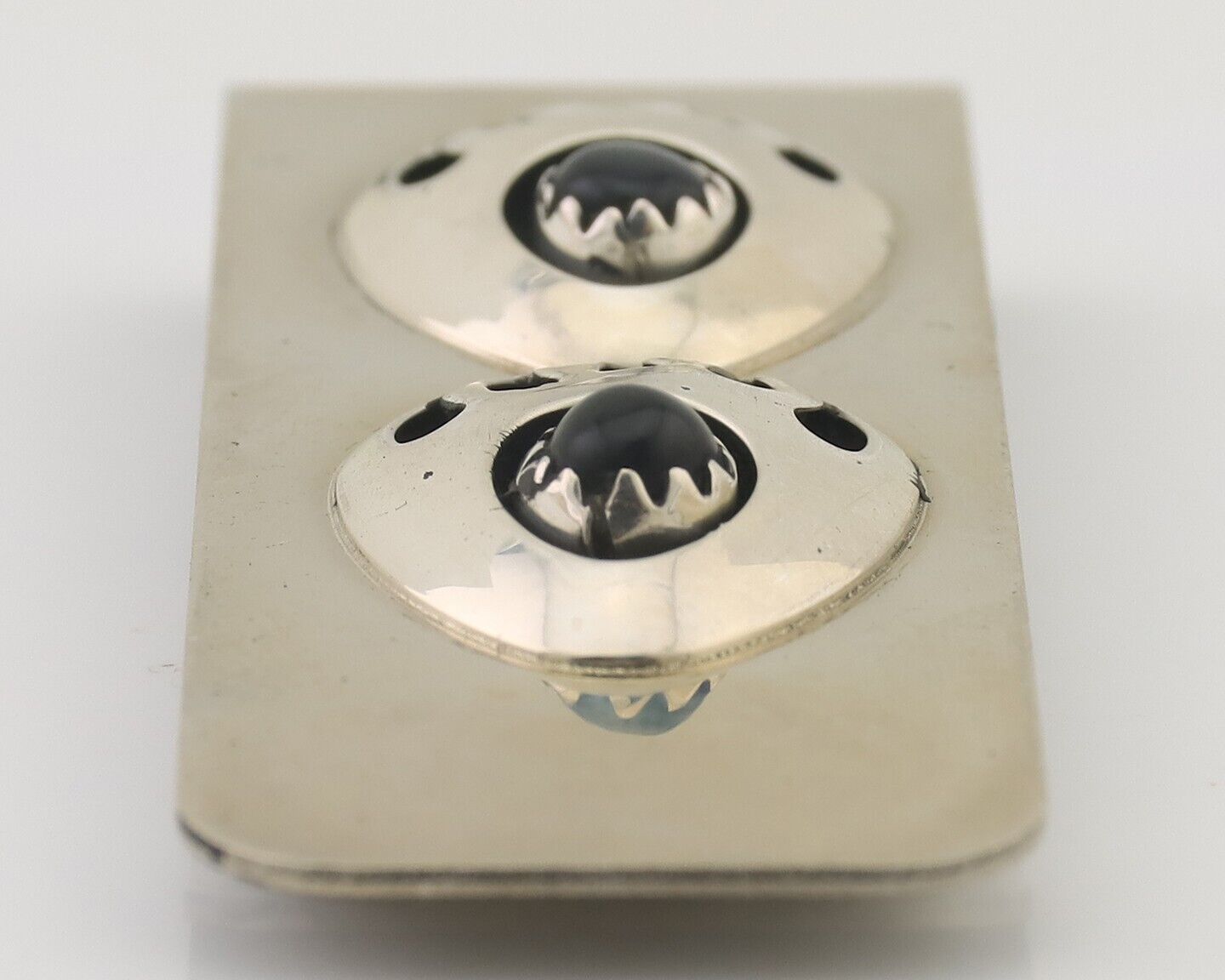 Navajo Claw Money Clip Handmade .925 Silver & .999 Nickle Native Artist C.80's