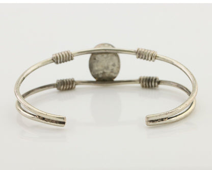 Navajo Bracelet 925 Silver Natural Blue Turquoise Native American C.80's