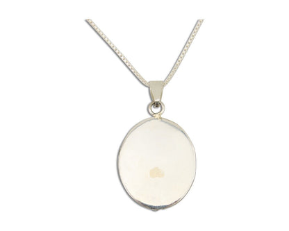 Navajo Pendant 925 Silver Natural Onyx Native American Artist Nancy Edtissy C80s