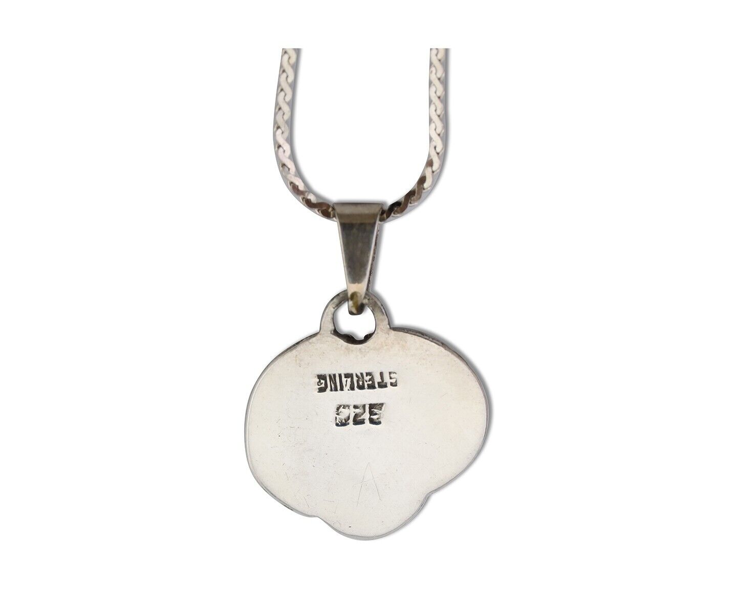 Navajo Turquoise Necklace 925 Silver Native American Artist C.80's