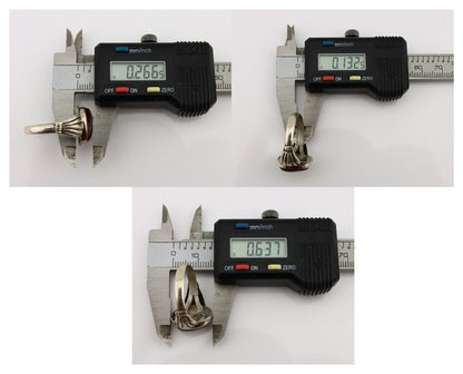 Navajo Handmade Ring 925 Silver Natural High Grade Fire Opal Native Artist C.80s