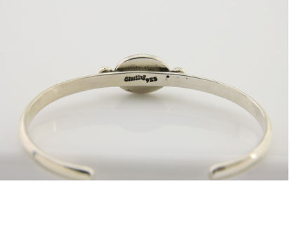 Navajo Kingman Turquoise Bracelet 925 Silver Artist Native American C.80's