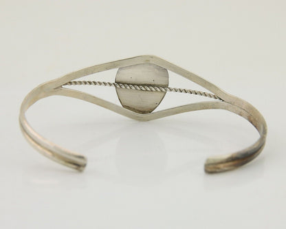 Navajo Paw Bracelet 925 Silver Blue Turquoise Native American Artist C.80's