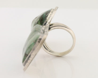 Navajo Ring 925 Silver Royston Turquoise Native American Artist C.80's