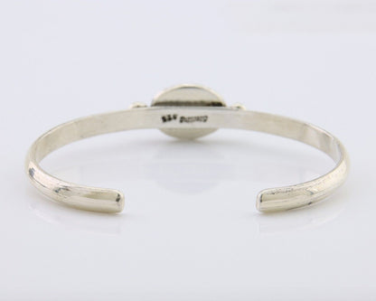 Navajo Bracelet 925 Silver Natural Turquoise Native American Artist C.80's