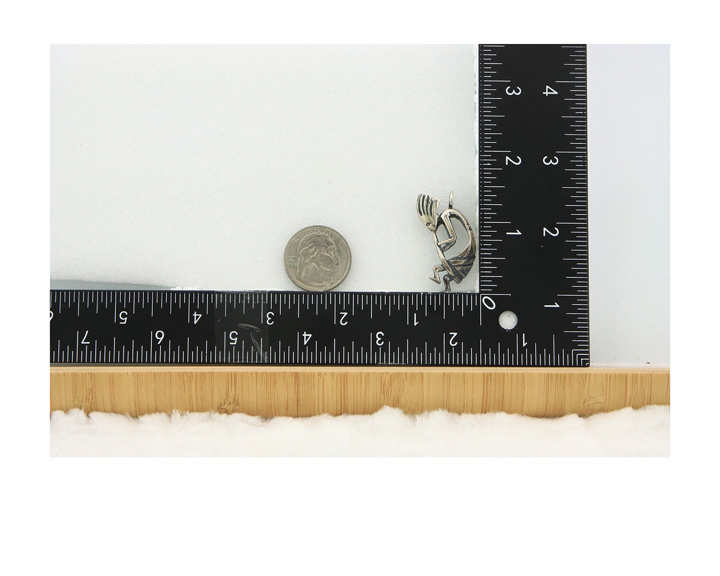 Navajo Kokopelli Pendant Sterling Silver Authentic Traditional Native American