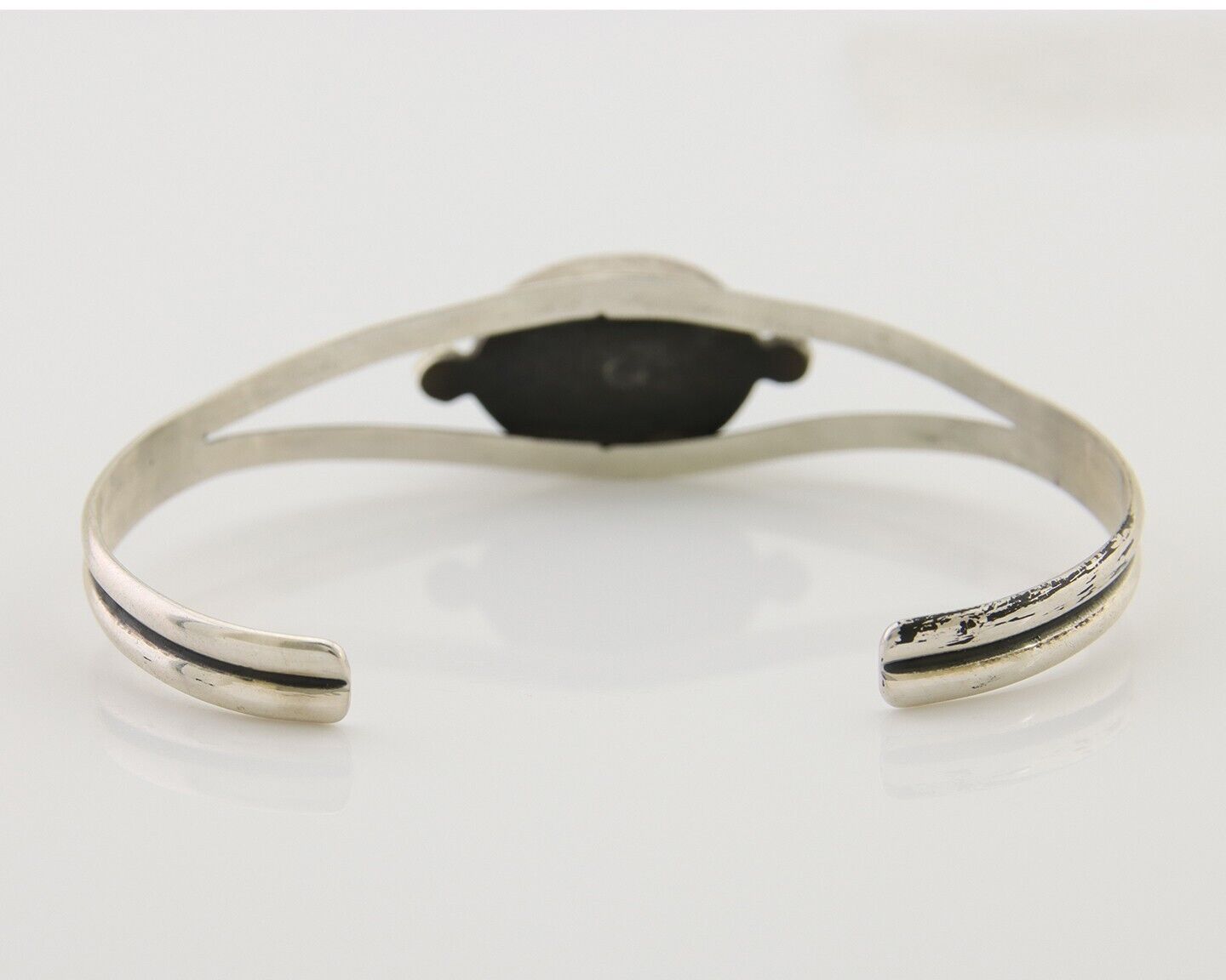 Navajo Natural Southwest Turquoise Bracelet 925 Silver Artist Native American