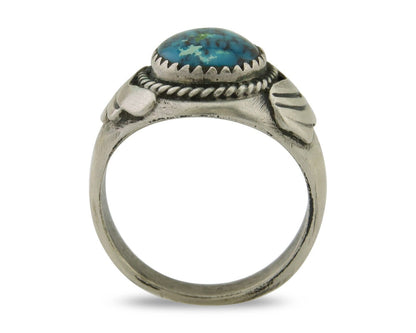 Navajo Ring 925 Silver Turquoise Turpen's Pawn Vault Artist Native C.80's