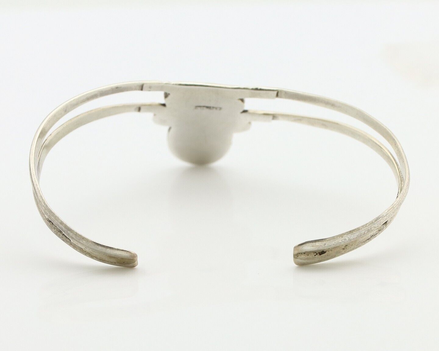 Navajo Bracelet 925 Silver Kingman Turquoise Artist Native American C.80's