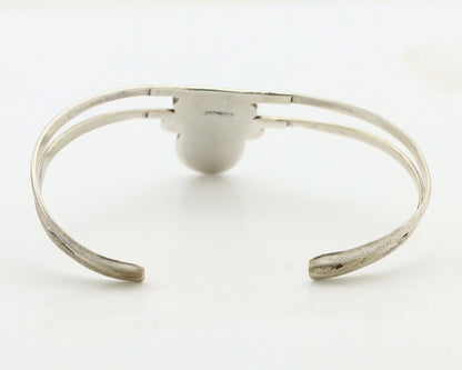 Navajo Bracelet 925 Silver Kingman Turquoise Artist Native American C.80's