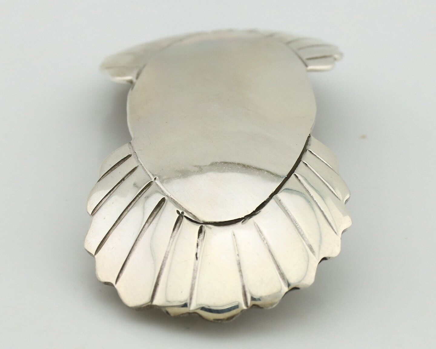 Women's Navajo Hair Clip Hand Stamped 925 Silver Artist Signed C Montoya C.80's