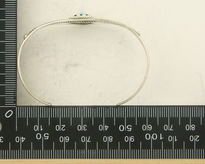 Navajo Bracelet 925 Silver Handmade Animal Claw Cuff Native American Artist C80s