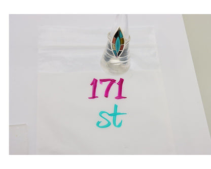 Navajo Ring 925 Silver Turquoise Shell Onyx Spiney Oyster Native Artist C.80's