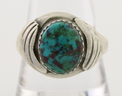 Navajo Ring 925 Silver Turquoise Turpen's Pawn Vault Artist Native C.80's