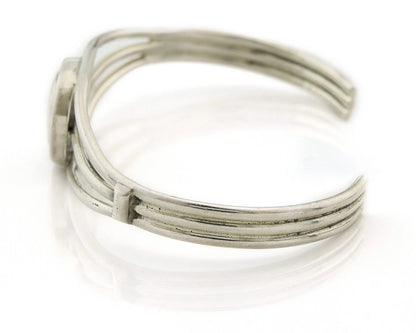 Navajo Cuff Bracelet 925 Silver Vintage Spirit Bear Signed JNP
