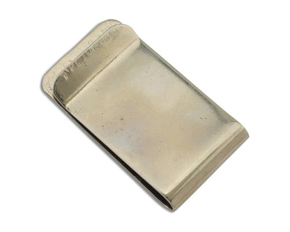 Navajo Money Clip .925 Silver Gold Plate & .999 Nickle Native Artist C.80's