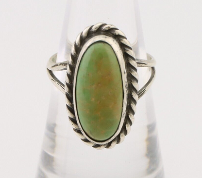 Navajo Handmade Ring 925 Silver Turquoise Native American Artist C.80's