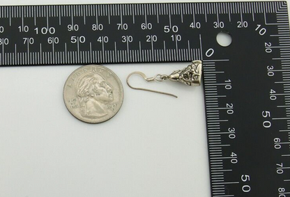 Navajo Earrings 925 Silver Dangle Indian with Kids Native American Artist C.80's