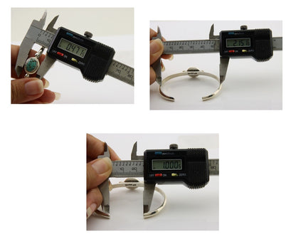 Navajo Kingman Turquoise Bracelet 925 Silver Artist Native American C.80's