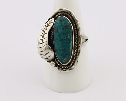 Navajo Handmade Ring 925 Silver Turquoise Native American Artist C.80's