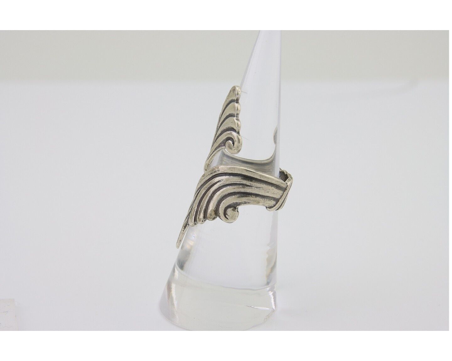 Navajo Adjustable Full Finger Ring 925 Silver Native American Size 5-9 C.80's