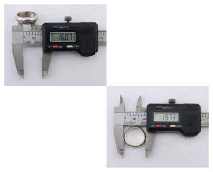 Navajo Hand Stamped Band 925 Silver 6.0 mm Signed Larry Chavez Size 5.75 C.80's