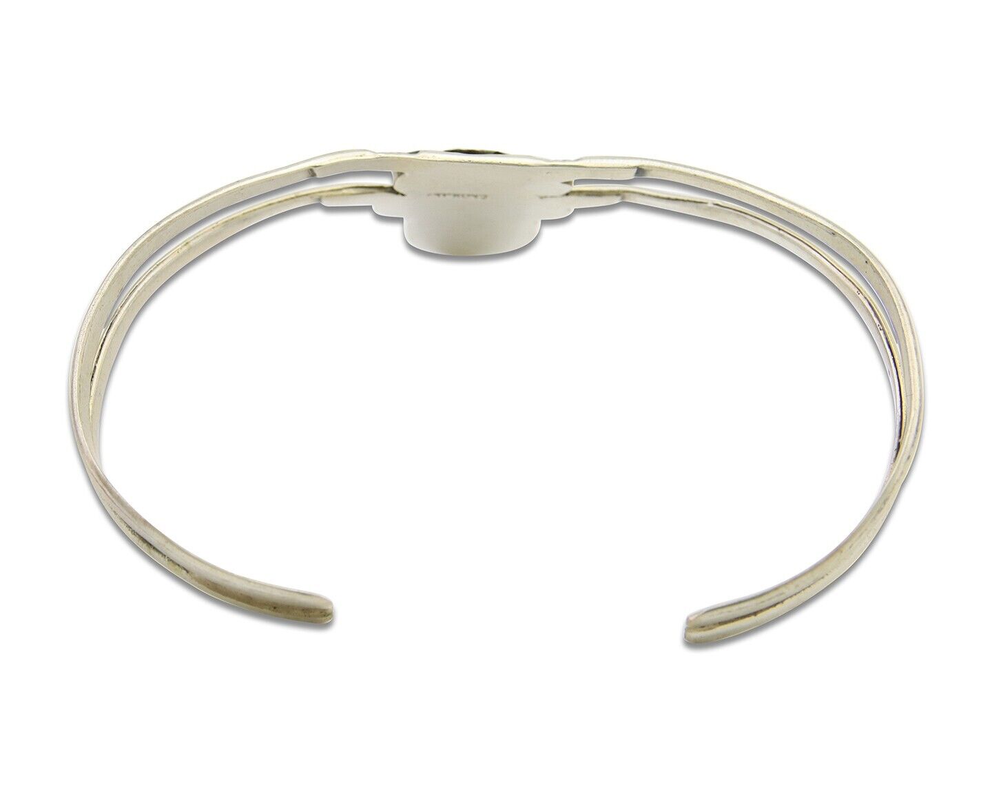 Navajo Cuff Bracelet 925 Silver Turquoise Cuff Native American Artist C.80's