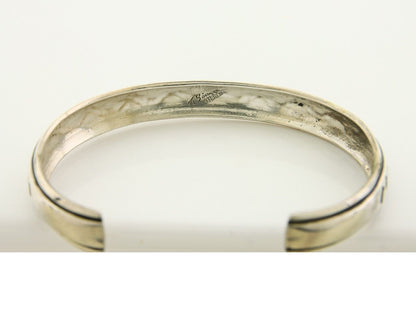 Navajo Bracelet 925 Silver Handmade Cuff Artist Signed Tommy Singer C.80's