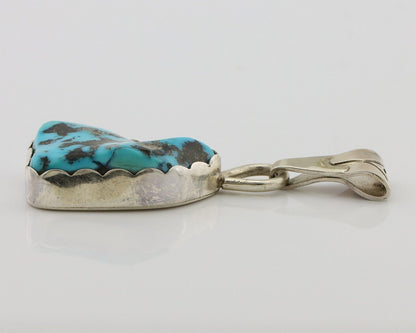 Navajo Necklace Pendant 925 Silver Turquoise Artist Tony Guerro C.80's