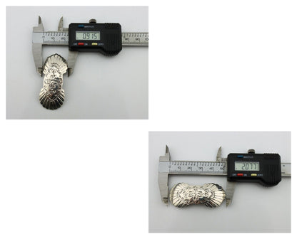 Women's Navajo Hair Clip Hand Stamped 925 Silver Artist Signed C Montoya C.80's