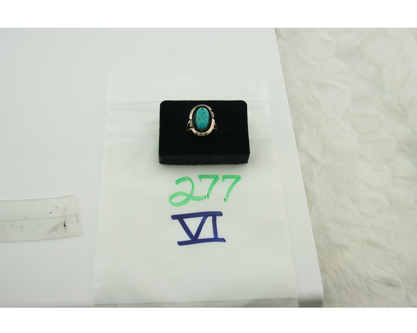 Vintage Navajo Ring 925 Sterling Silver Authentic Turquoise Handmade Size 6.5