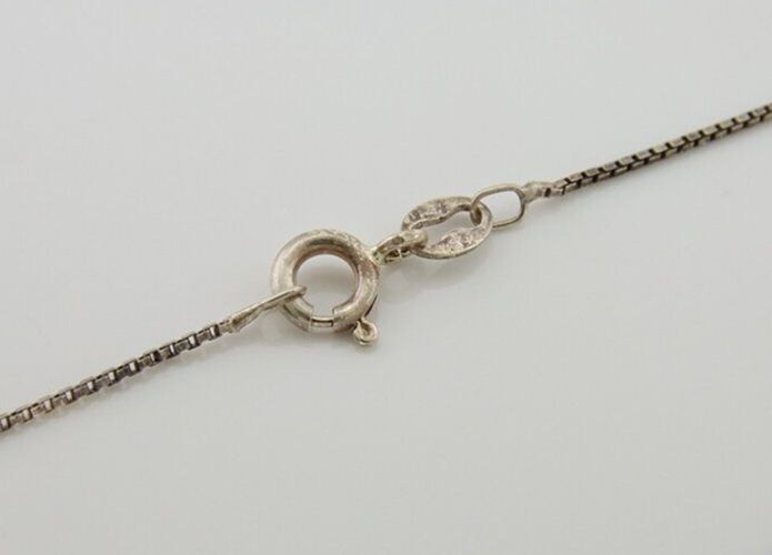 Navajo Cross Hand Stamped Necklace 925 Silver Turquoise Artist Signed JRS C.80's