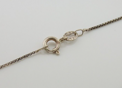 Navajo Cross Hand Stamped Necklace 925 Silver Turquoise Artist Signed JRS C.80's