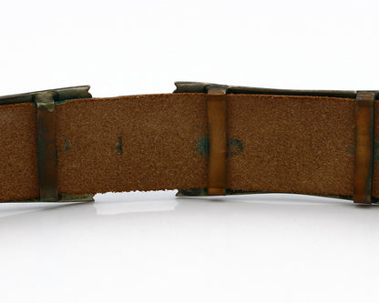 Navajo Concho Belt .925 Silver Mine #8 Turquoise Tobe Turpen Vault Collection