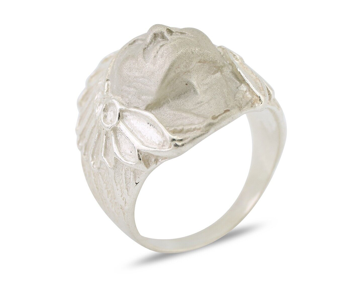 Indian Chief Ring 925 Sterling Silver SOLID CAST 925 STERLING SILVER Size 9.75