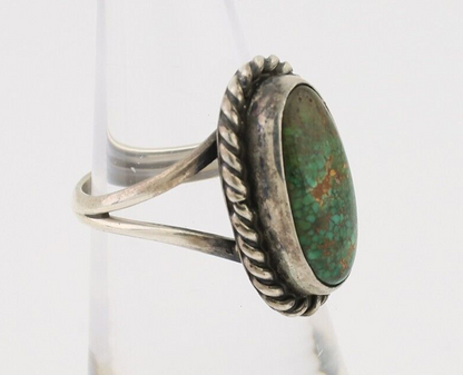 Navajo Handmade Ring 925 Silver Turquoise Native American Artist C.80's