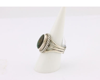 Navajo Ring 925 Silver Arizona Turquoise Native American Artist C.80's
