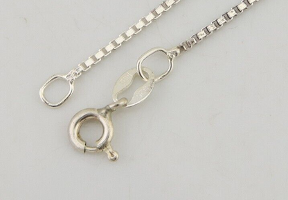 Navajo Necklace 925 Silver Natural Turquoise Artist Signed M Thomas C.80's