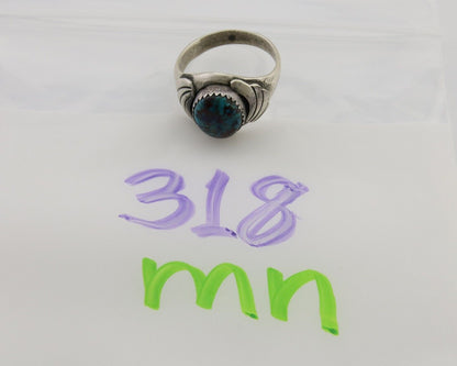 Navajo Ring 925 Silver Turquoise Turpen's Pawn Vault Artist Native C.80's