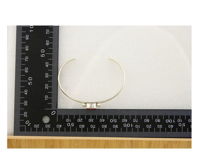 Navajo Bracelet .925 Silver Natural Red Coral Cuff Native American Artist C.80's