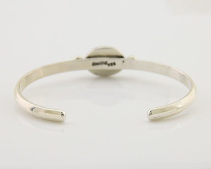 Navajo Kingman Turquoise Bracelet 925 Silver Artist Native American C.80's