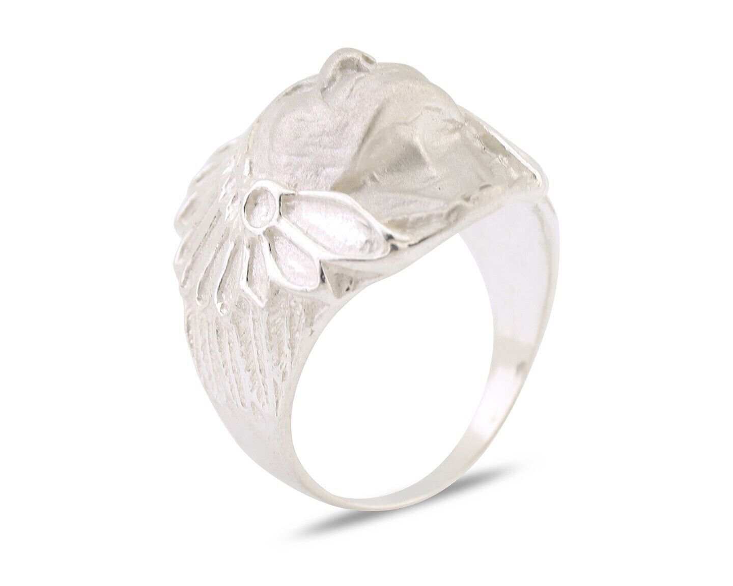 Indian Chief Ring 925 Sterling Silver SOLID CAST 925 STERLING SILVER Size 11.25